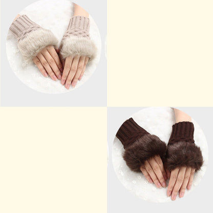 💕KOOP 1 KRIJG 1 GRATIS🔥 Fuzzy Zacht Gebreide Warme Vingerloze Handschoenen