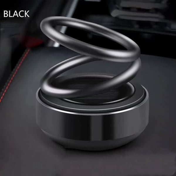 🚗Zonneauto roterende dubbele ring hangende aromatherapie-ornamenten💖