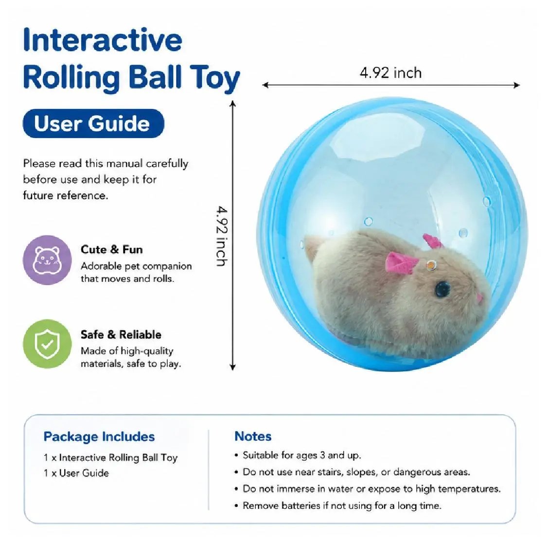 🔥Laatste dag: 50% KORTING 🐱 Slimme Interactieve Kattenbal – Speel, Jaag & Ontdek! 🐭✨🎾