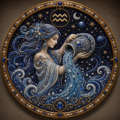 🔥  Maak Je Eigen Hemelse Meesterwerk — 12 Sterrenbeelden Parelkunst DIY Kit ♈🌙