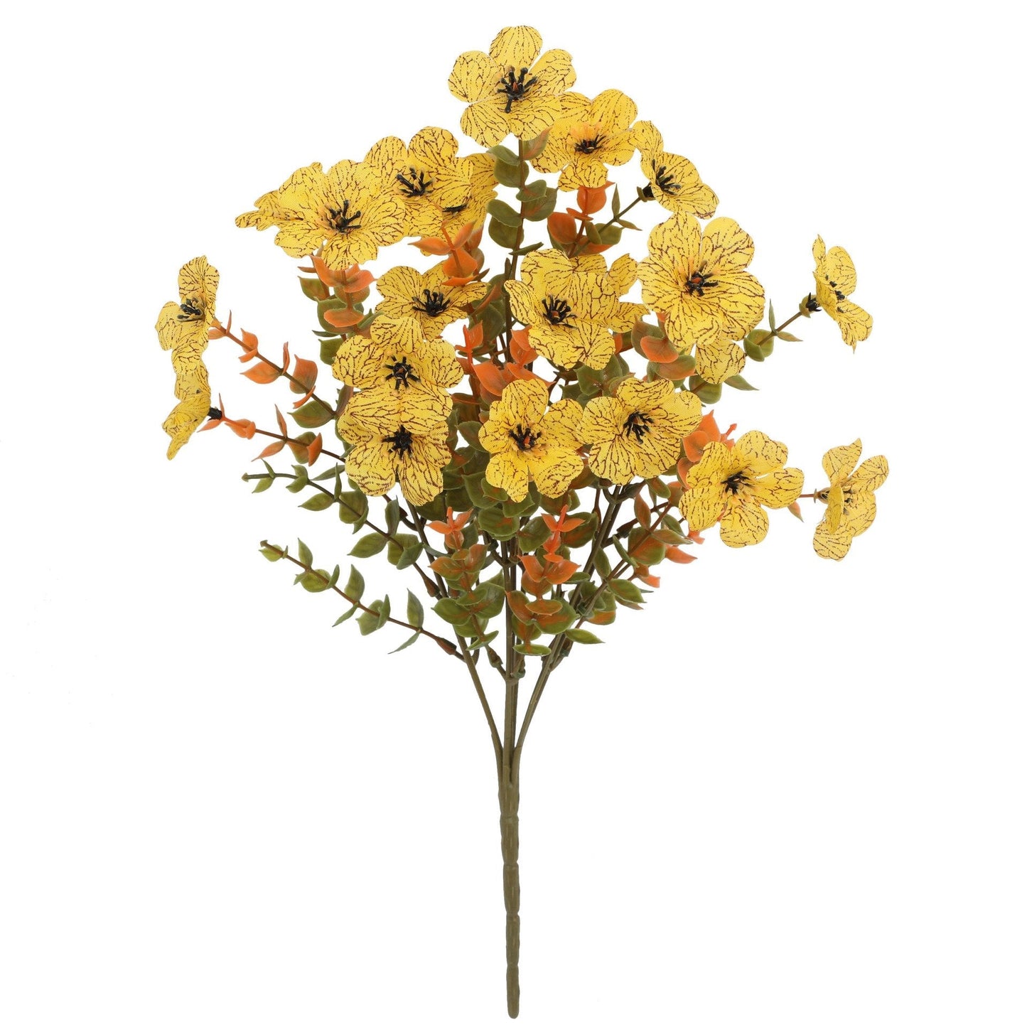 🍂🧡Kunstbloemenboeket in herfsttinten – Weerbestendige kunstbloemen voor op de veranda en in huis