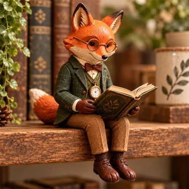📖  Lezende vos-ornament - Het perfecte cadeau voor echte boekenliefhebbers! 🦊