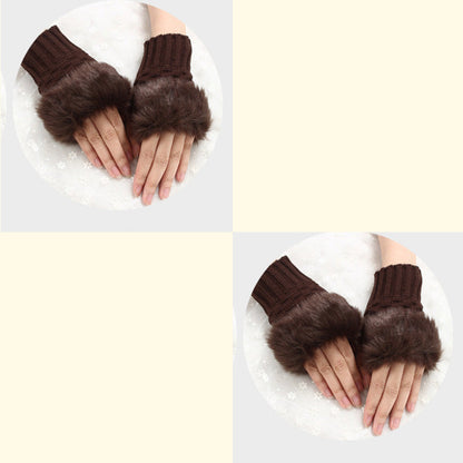 💕KOOP 1 KRIJG 1 GRATIS🔥 Fuzzy Zacht Gebreide Warme Vingerloze Handschoenen
