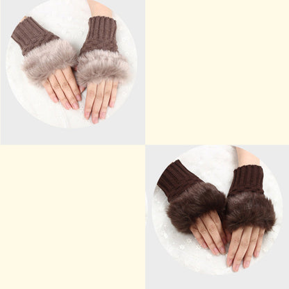 💕KOOP 1 KRIJG 1 GRATIS🔥 Fuzzy Zacht Gebreide Warme Vingerloze Handschoenen