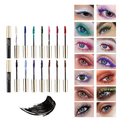 Zijdevezel mascara Wimperkleur mascara