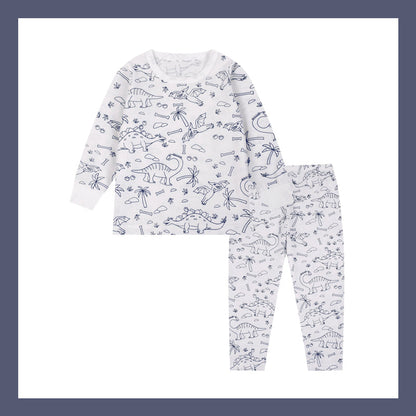 Doe-het-zelf tekenfilm kleurige pyjama voor kinderen