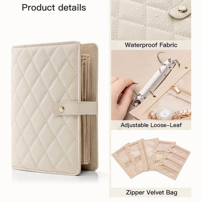 Vikbar smyckes organiser/vouwbare juwelen organiser