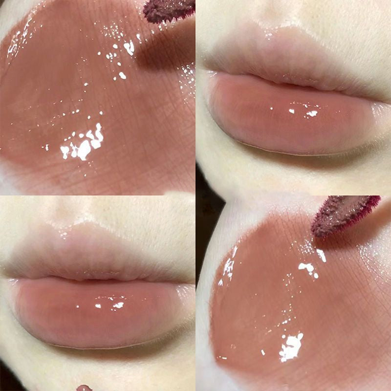 Glanzende lipgloss volledige kleur