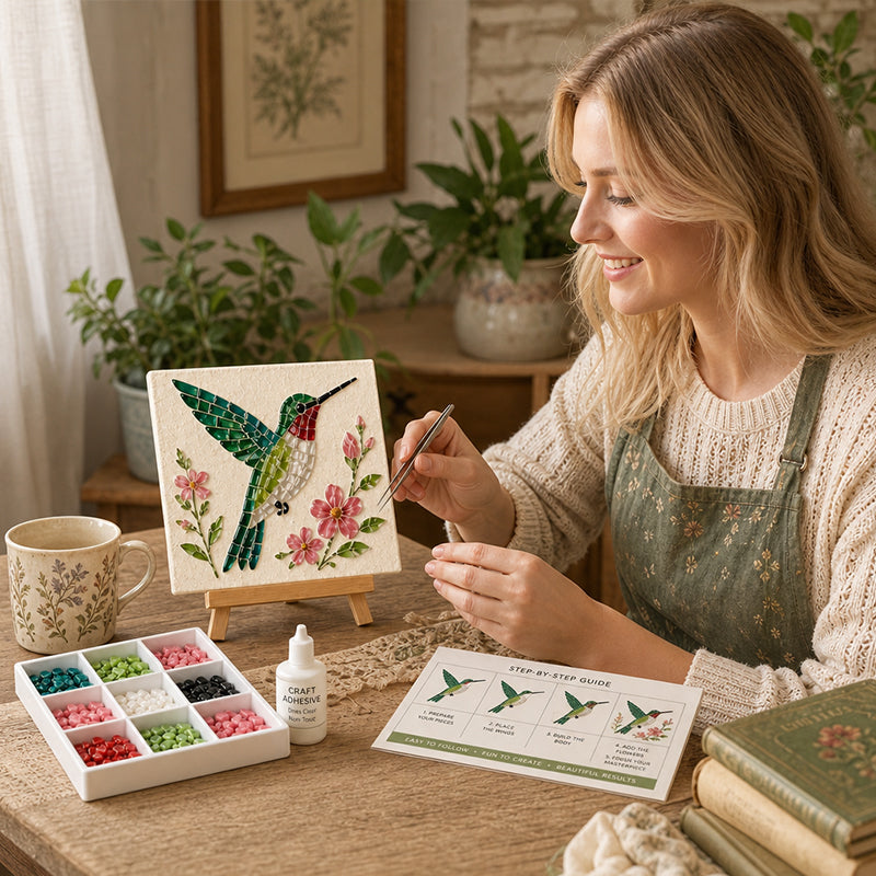💐🎨 Maak Zelf Een Betoverende Mozaïek Gieter – Creatief, Ontspannend & Uniek! 🌟🪴