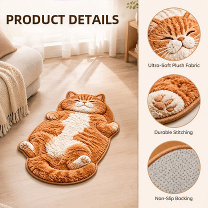 🐱🏡 Kattenvormige Deurmat – Schattige Decoratie met Absorberende Werking
