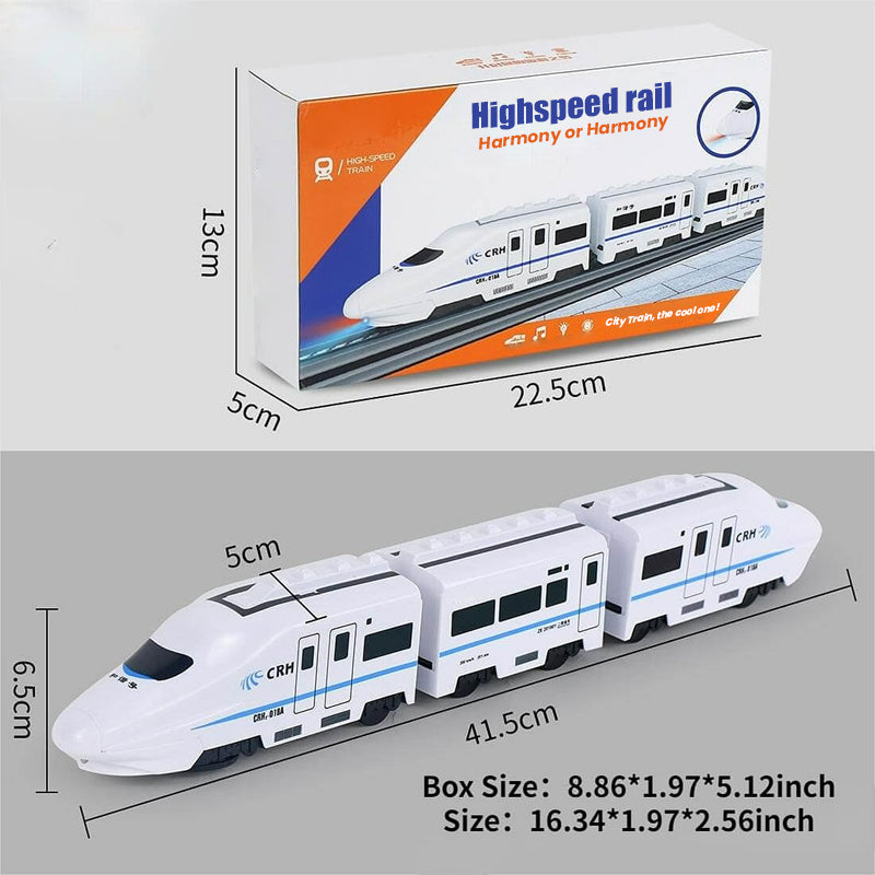 💥Hot Sale 💥-Elektrische universele simulatie hogesnelheidstrein Harmony trein speelgoed