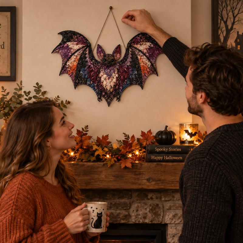 🎃🧵 Halloween Patchwork DIY Set – Maak Je Eigen Spookachtige Kunstwerk!