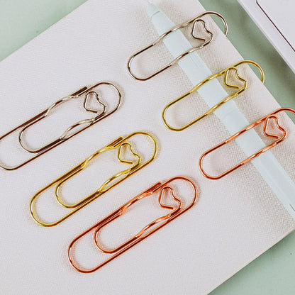 Multifunctionele metalen hart penclip