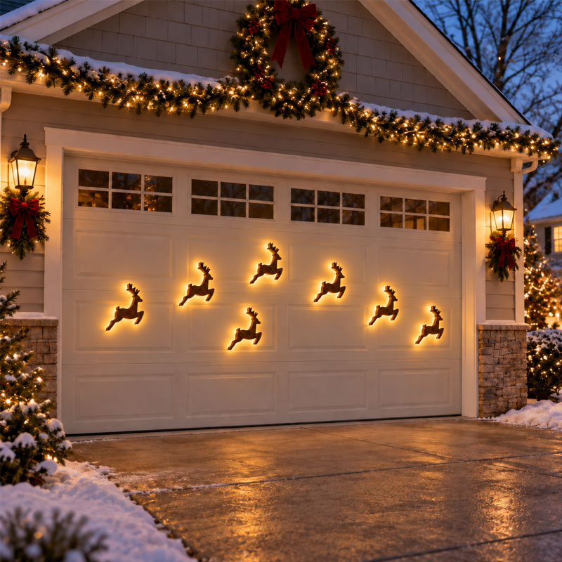 🦌✨ LED-kerstwanddecoratie — Feestelijke wandlampjes die een warme gloed verspreiden