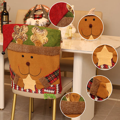 🎅Kerststoel Decoratieset🎄
