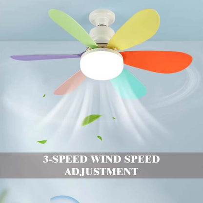 🌟 Zesbladige Ventilatorlamp — Breng comfort en verkoeling in elke ruimte!