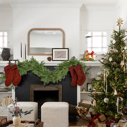 Faux Greenery Knockford dennennaalden zacht rubber rotan Garland
