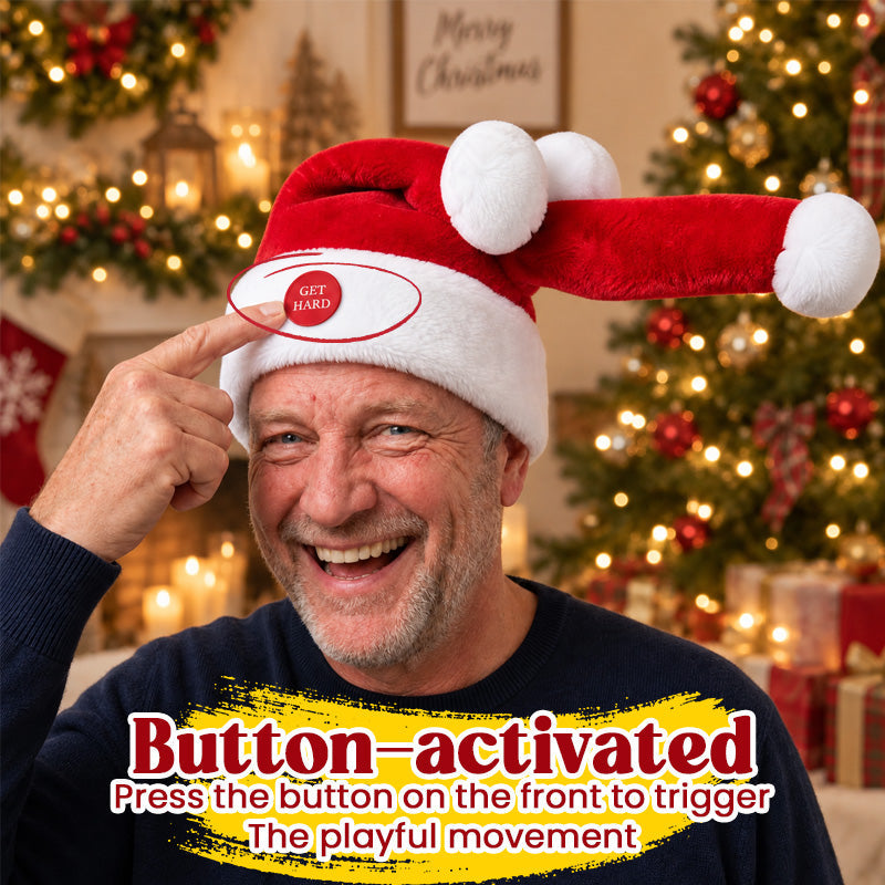🎄🎅 Grappige Bewegende Kerstmuts – Dé Hit van Elk Kerstfeest!