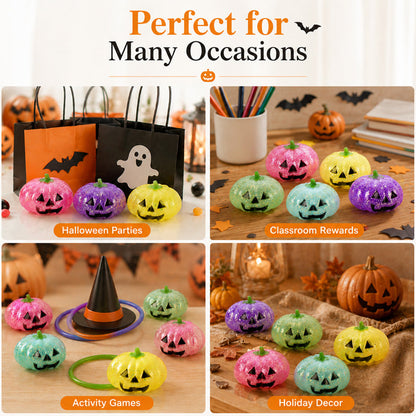 🎃 Schattige Glitter Stressbal – De Leukste Halloween Must-have! ✨🧡