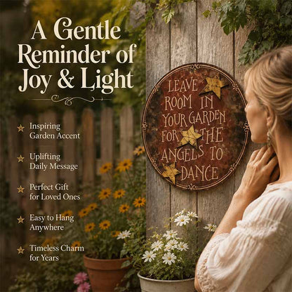 🌿 Leave Room in Your Garden Vintage Sign