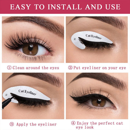 Stickers voor oogschaduw/eyeliner make-up sjabloon