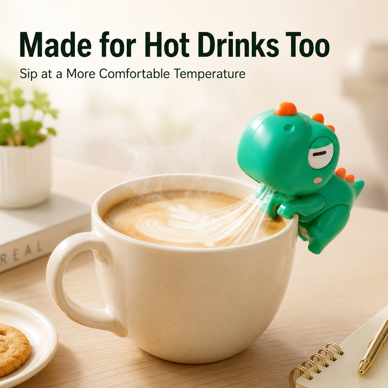 🍼 Clip-On Voedselkoeler Ventilator – Laat Warm Eten Razendsnel Afkoelen! 🌬️✨