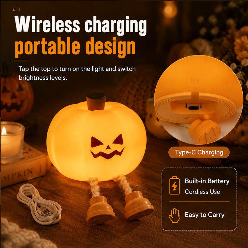 🎃✨ Squishy Pumpkin Night Light (✨Limited Edition 2026)
