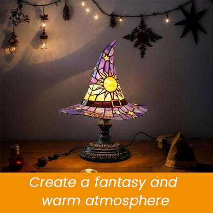 🎃Verlicht je fantasierijke nacht🧙‍♀️Nachtlampje met heksenhoed