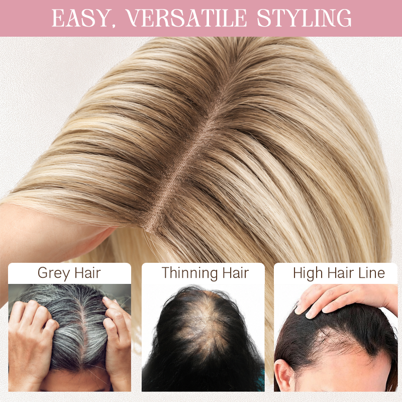 ✨Confidence Hair Topper -- Natuurlijk ogend volume zonder pruik