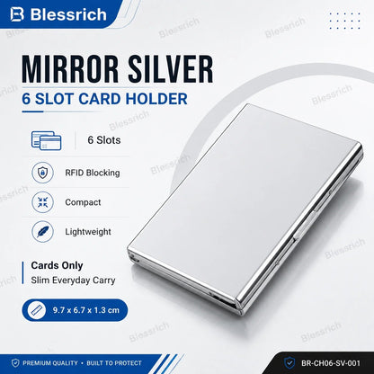 ✨💳 Metalen RFID Kaarthouder – Compact design, slimme organisatie 🔐