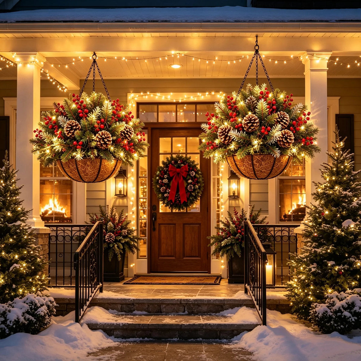 🎄✨ Voorverlichte Kerst Hangmand – Directe Kerstsfeer!