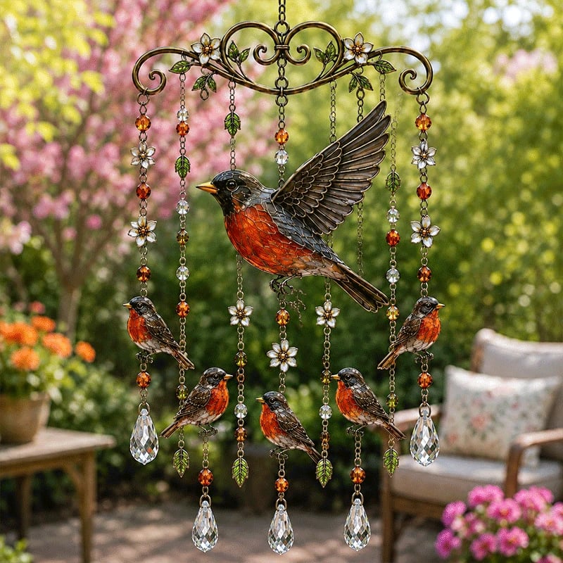 🐦🎐Sierlijke kolibrie-windgong