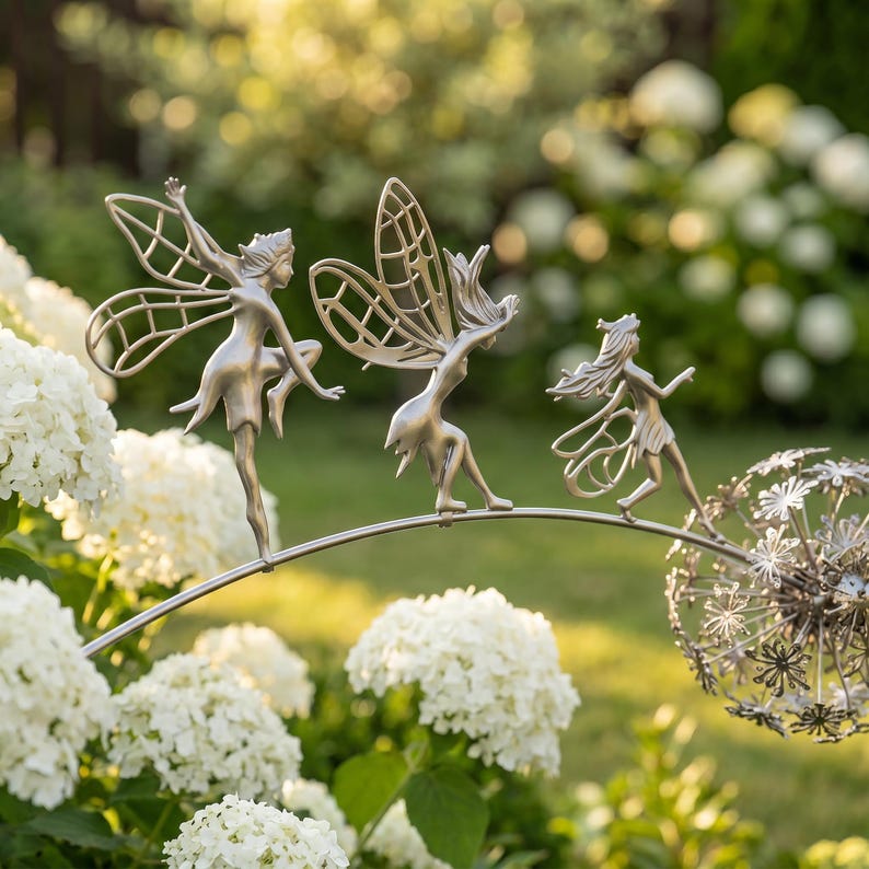 🔥 Laatste dag: 50% KORTING — Tuinsteker met dansende feeën – Een vleugje magie tussen de bloemen 🧚✨