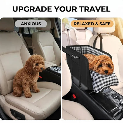 🔥2026 HOT SALE 50% KORTING – Onmisbare autostoel voor honden voor op de middenconsole – Boosterzitje voor kleine huisdieren dat angst verlicht🐶🚗