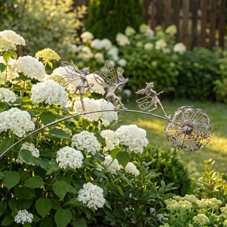 🔥 Laatste dag: 50% KORTING — Tuinsteker met dansende feeën – Een vleugje magie tussen de bloemen 🧚✨