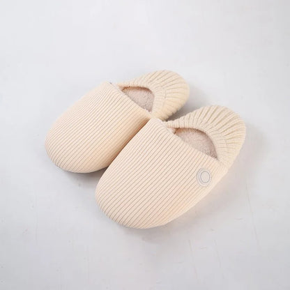 👣 Slimme Verwarmde Pantoffels – Overal Warmte in Huis