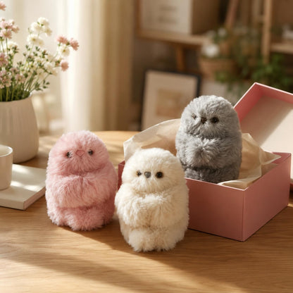 ✨Schattige AI-robotpop met verlegen en emotioneel gezelschap als tasbedeltje en knuffel👜 – Hij kan zingen, zijn hoofd draaien en leren praten🤖
