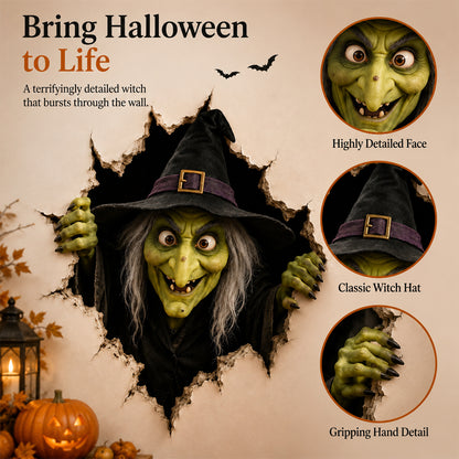 🎃👻 Halloween 3D Muursticker – Laat je Muur Tot Leven Komen! 🕷️