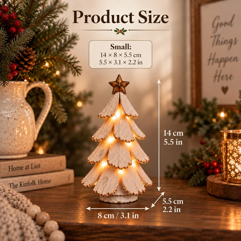 🎄✨ Vintage LED Kerstboom – Breng Nostalgie Tot Leven! 💡