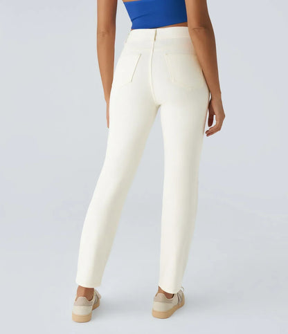 Lotte | Elastische en comfortabele broek met hoge taille