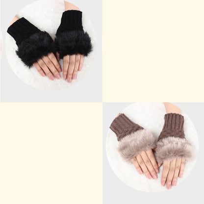 💕KOOP 1 KRIJG 1 GRATIS🔥 Fuzzy Zacht Gebreide Warme Vingerloze Handschoenen