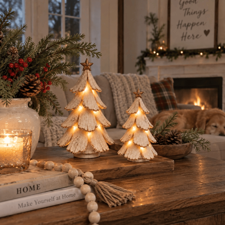 🎄✨ Vintage LED Kerstboom – Breng Nostalgie Tot Leven! 💡