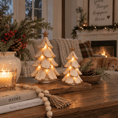 🎄✨ Vintage LED Kerstboom – Breng Nostalgie Tot Leven! 💡