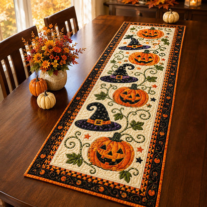 🎃 Halloween-tafelkleed met quiltpatroon – gezellige herfstdecoratie in een handomdraai