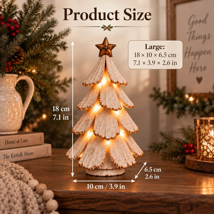 🎄✨ Vintage LED Kerstboom – Breng Nostalgie Tot Leven! 💡