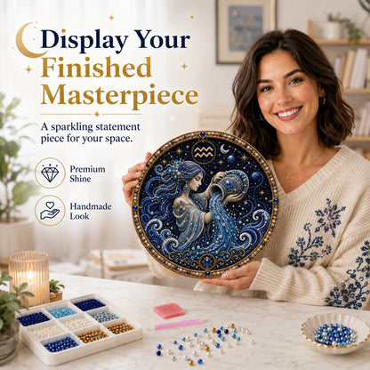 🔥  Maak Je Eigen Hemelse Meesterwerk — 12 Sterrenbeelden Parelkunst DIY Kit ♈🌙
