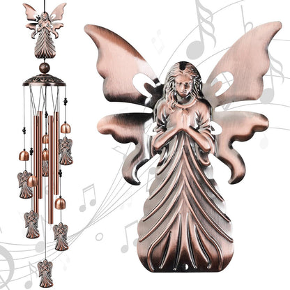 🎵 Rustgevende Vintage Metalen Windgong (90cm) — Creëer Je Eigen Zen-Oase Thuis ✨