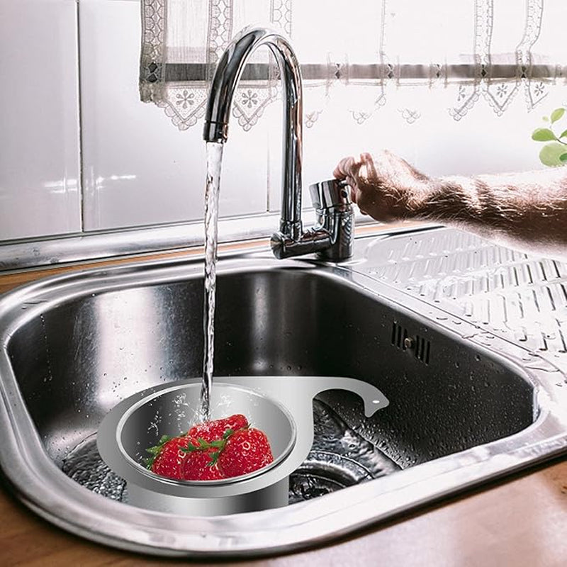 Zwaanvormige roestvrijstalen waterfilterkorf