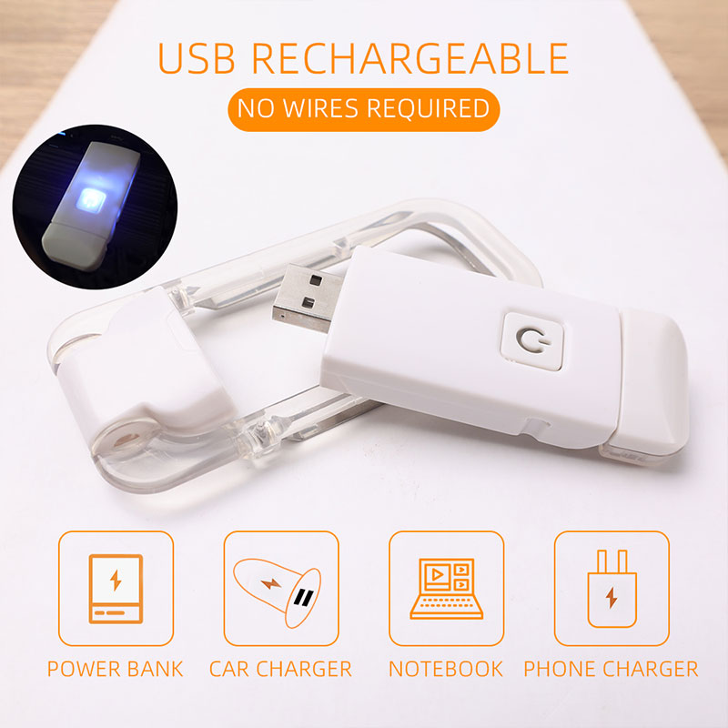 USB-oplaad Clip-on leeslamp