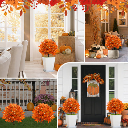 🍁✨ Verlichte herfst esdoorn – LED herfst kerstboomversiering 🎄💡